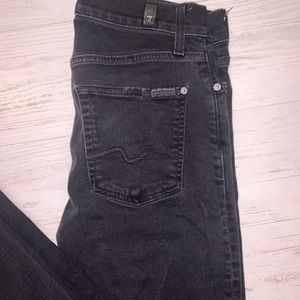 Mens Black 7 Jeans